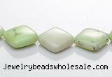 CLE14 rhombic 10*10mm lemon turquoise gemstone beads Wholesale