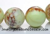 CLE23 lemon turquoise 20mm round gemstone beads Wholesale