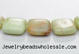 CLE24 lemon turquoise 12*12mm square gemstone beads Wholesale