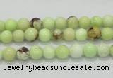 CLE31 15.5 inches 6mm round lemon turquoise beads wholesale