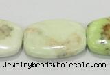 CLE43 15.5 inches 22*30mm rectangle lemon turquoise beads wholesale