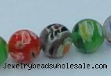 CLG502 16 inches 10mm round lampwork glass beads wholesale