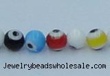 CLG504 16 inches 6mm round lampwork glass beads wholesale