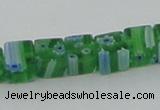 CLG561 16 inches 6*6mm cube lampwork glass beads wholesale