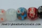 CLG571 16 inches 8*10mm rondelle lampwork glass beads wholesale