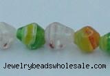 CLG577 16 inches 8*10mm rice lampwork glass beads wholesale