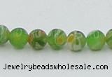 CLG602 16 inches 6mm round lampwork glass beads wholesale