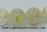 CLG606 16 inches 12mm round lampwork glass beads wholesale