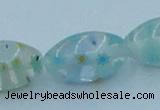 CLG615 3PCS 16 inches 10*16mm rice lampwork glass beads wholesale