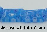 CLG620 5PCS 16 inches 10*14mm rectangle lampwork glass beads wholesale