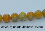 CLG623 10PCS 16 inches 6mm round lampwork glass beads wholesale