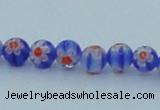 CLG625 10PCS 16 inches 6mm round lampwork glass beads wholesale