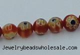 CLG626 10PCS 16 inches 6mm round lampwork glass beads wholesale