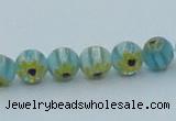 CLG627 10PCS 16 inches 6mm round lampwork glass beads wholesale