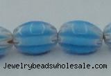 CLG631 5PCS 16 inches 10*14mm oval lampwork glass beads wholesale