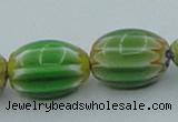 CLG638 5PCS 16 inches 10*14mm oval lampwork glass beads wholesale