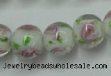 CLG750 15.5 inches 10mm round lampwork glass beads wholesale