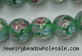 CLG753 15.5 inches 10mm round lampwork glass beads wholesale