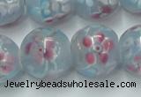 CLG759 15 inches 12mm round lampwork glass beads wholesale