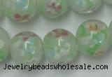 CLG760 15 inches 12mm round lampwork glass beads wholesale