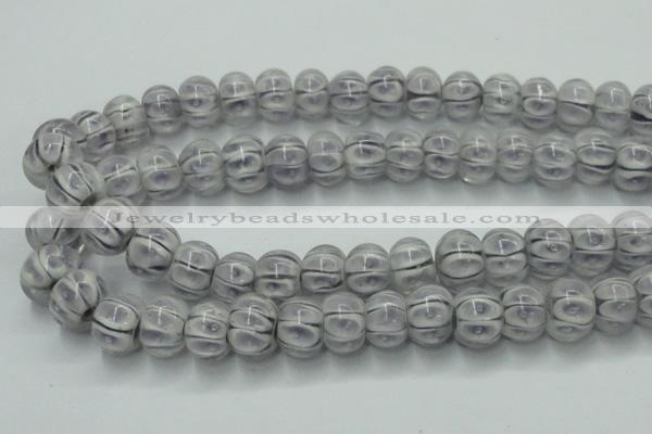 CLG776 14 inches 8*12mm rondelle lampwork glass beads wholesale