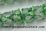 CLG778 14 inches 7*10mm rondelle lampwork glass beads wholesale