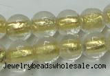 CLG836 15.5 inches 8mm round lampwork glass beads wholesale