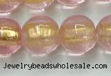 CLG845 15.5 inches 14mm round lampwork glass beads wholesale