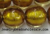 CLG850 15.5 inches 18mm round lampwork glass beads wholesale