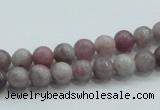 CLI51 15.5 inches 6mm round natural lilac jasper beads wholesale