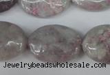 CLI70 15.5 inches 18*25mm oval lilac jasper beads wholesale