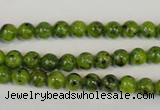 CLJ210 15.5 inches 6mm round dyed sesame jasper beads wholesale