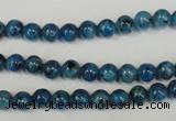 CLJ214 15.5 inches 6mm round dyed sesame jasper beads wholesale