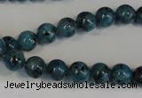 CLJ223 15.5 inches 8mm round dyed sesame jasper beads wholesale