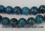 CLJ235 15.5 inches 10mm round dyed sesame jasper beads wholesale