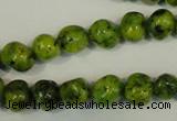 CLJ240 15.5 inches 10mm nuggets dyed sesame jasper beads wholesale