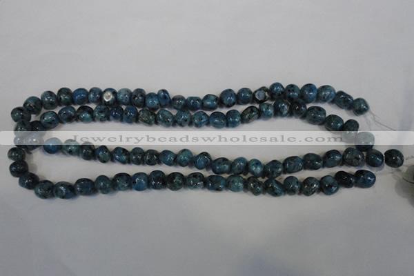 CLJ243 15.5 inches 10mm nuggets dyed sesame jasper beads wholesale