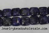 CLJ264 15.5 inches 10*10mm square dyed sesame jasper beads wholesale