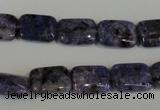 CLJ283 15.5 inches 10*14mm rectangle dyed sesame jasper beads wholesale