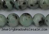 CLJ404 15.5 inches 12mm round sesame jasper beads wholesale