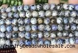 CLJ511 15.5 inches 4mm,6mm,8mm,10mm & 12mm round sesame jasper beads