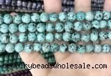 CLJ518 15.5 inches 4mm,6mm,8mm,10mm & 12mm round sesame jasper beads