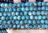 CLJ519 15.5 inches 4mm,6mm,8mm,10mm & 12mm round sesame jasper beads