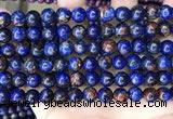 CLJ524 15.5 inches 4mm,6mm,8mm,10mm & 12mm round sesame jasper beads