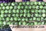 CLJ526 15.5 inches 4mm,6mm,8mm,10mm & 12mm round sesame jasper beads