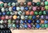 CLJ533 15.5 inches 4mm,6mm,8mm,10mm & 12mm round sesame jasper beads