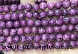 CLJ555 15.5 inches 6mm,8mm,10mm & 12mm faceted round sesame jasper beads