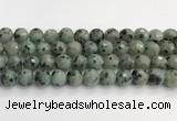 CLJ643 15.5 inches 12mm faceted round sesame jasper beads wholesale