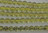 CLQ151 15.5 inches 6mm round natural lemon quartz beads wholesale