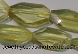 CLQ260 15.5 inches 15*18mm – 20*32mm faceted freeform lemon quartz beads